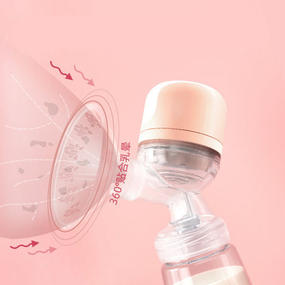 Automatic mute electric breast pump