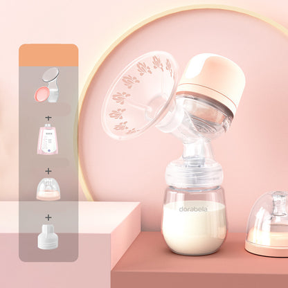 Automatic mute electric breast pump