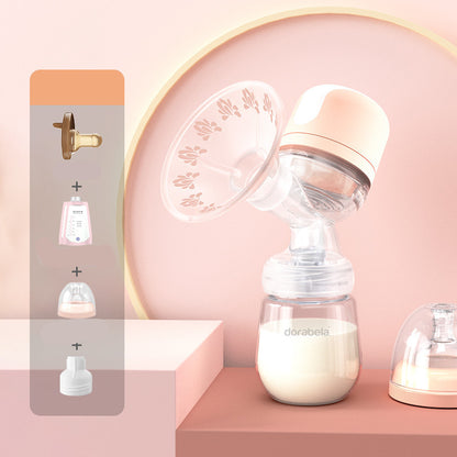 Automatic mute electric breast pump